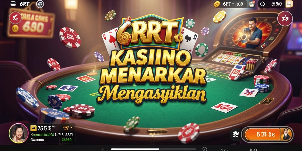 Tampilan menarik dari gameplay Kasino di 6RT, penuh dengan keseruan.