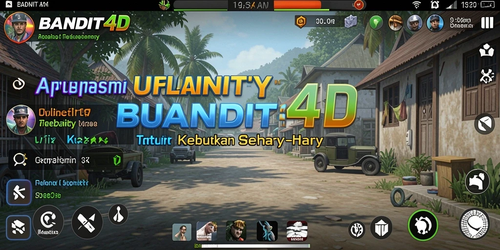 Tampilan aplikasi BANDIT4D yang memudahkan pengguna mengelola aktivitas.