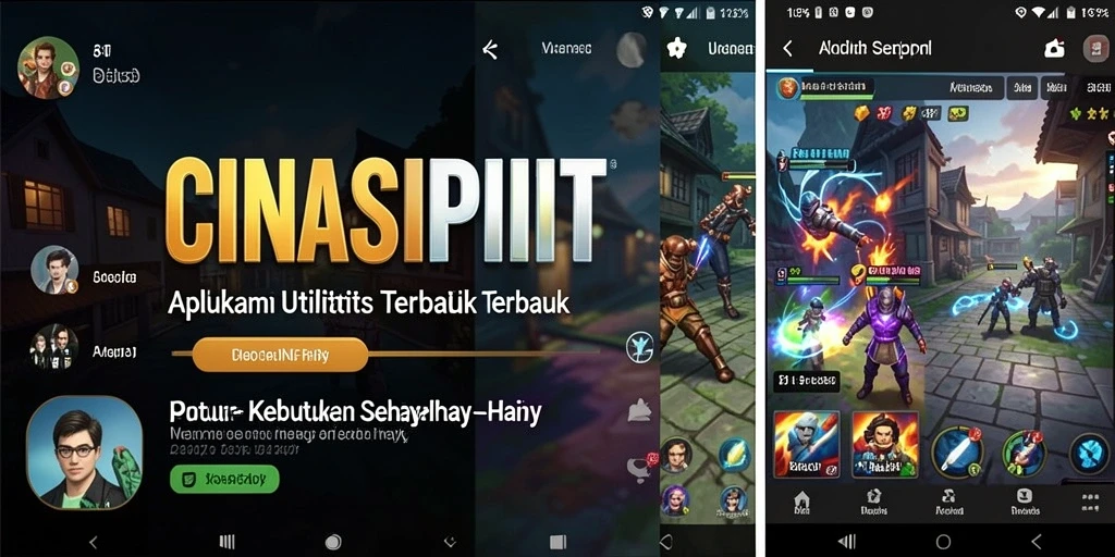 Tangkapan layar gameplay <strong>CINASIPIT</strong> yang menunjukkan antarmuka aplikasi yang sederhana dan intuitif.