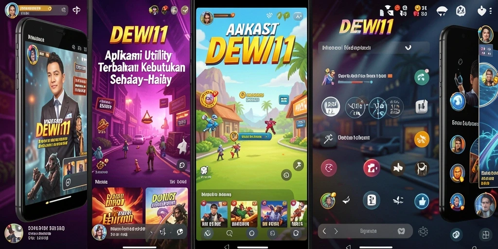 Tampilan utama DEWI11 yang intuitif dan fungsional.