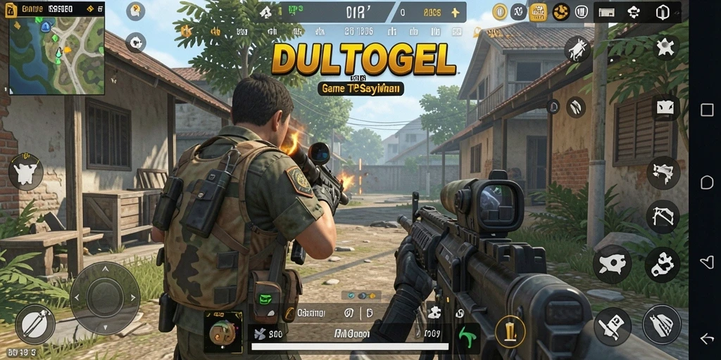 Screenshot DULTOGEL menampilkan pertempuran seru di gameplay TPS.