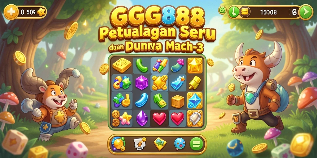 Tampilan gameplay seru dalam GGG888 yang menantang.