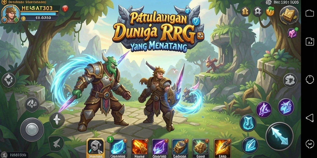 Tangkapan layar HEBAT303 menampilkan petualangan menegangkan dalam dunia RPG.