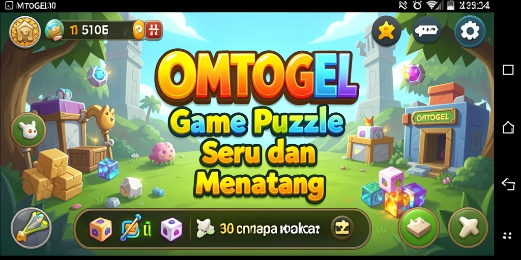 Screenshot dari gameplay OMTOGEL yang seru dan menantang.
