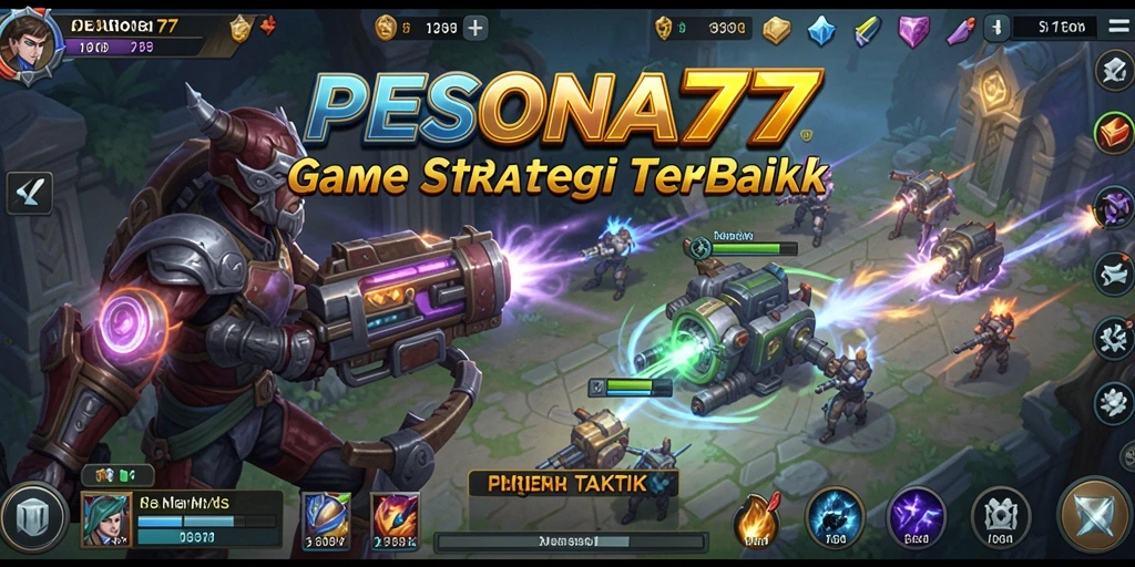 Tampilan gameplay PESONA77 dengan taktik yang seru dan mendalam.