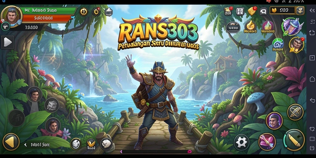 Gameplay RANS303 yang mendebarkan dengan suasana petualangan yang kaya.