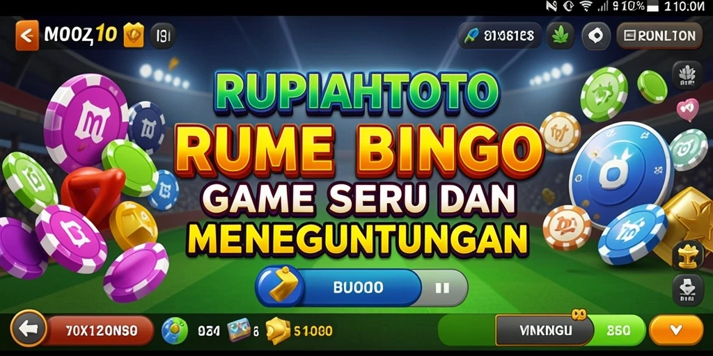 Tampilan gameplay seru dari RUPIAHTOTO dengan interaksi sosial pemain Bingo.