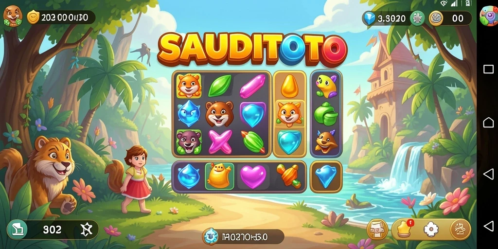 Tangkapan layar gameplay SAUDITOTO yang menarik dan menyenangkan.