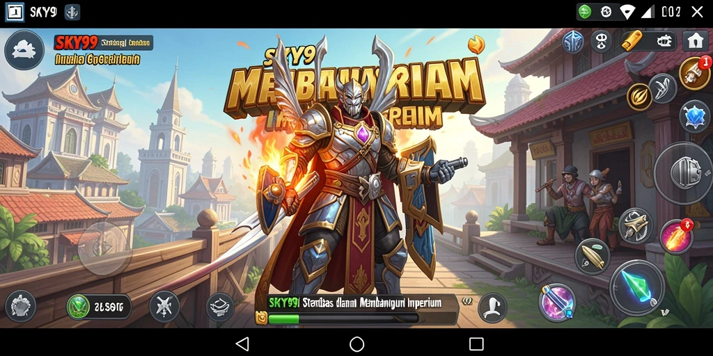 Tampilan gameplay <strong>SKY99</strong> yang menarik dengan berbagai aksi strategi.