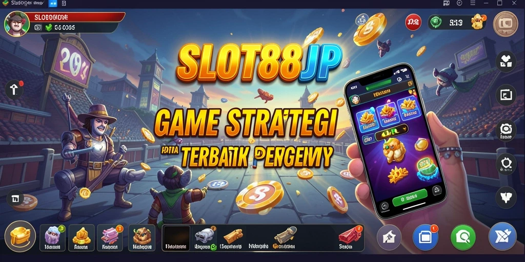Screenshot gameplay SLOT88JP yang menunjukkan taktik cerdas pemain.