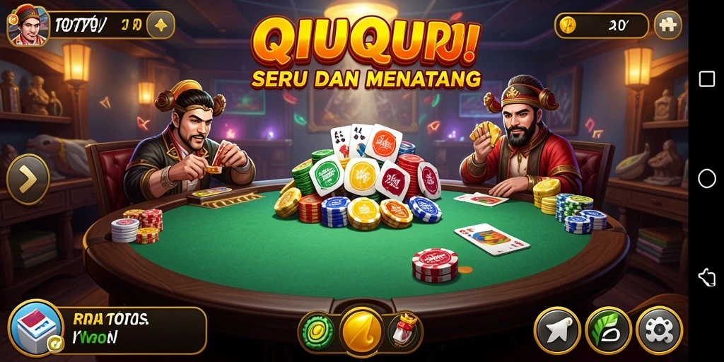 Tampilan gameplay QiuQiu yang menarik dari TOP1TOTO.