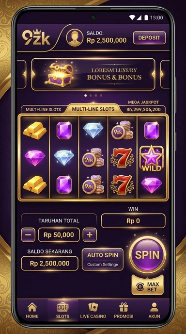 Tampilan katalog aplikasi di 9zk yang menarik.